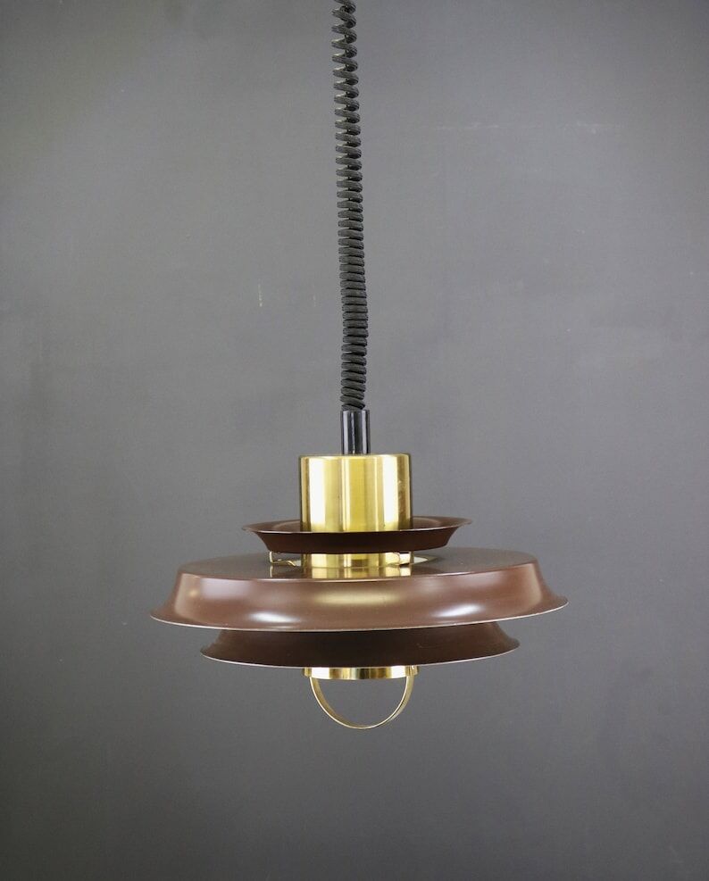 Pendant lamp by Vitrika 1970s Denmark