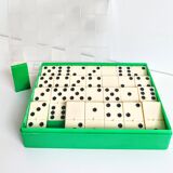 Vintage 70/80s plastic domino game box