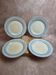 Set of 4 antique English flat plates B.p.w.&m. Milan – Ironstone