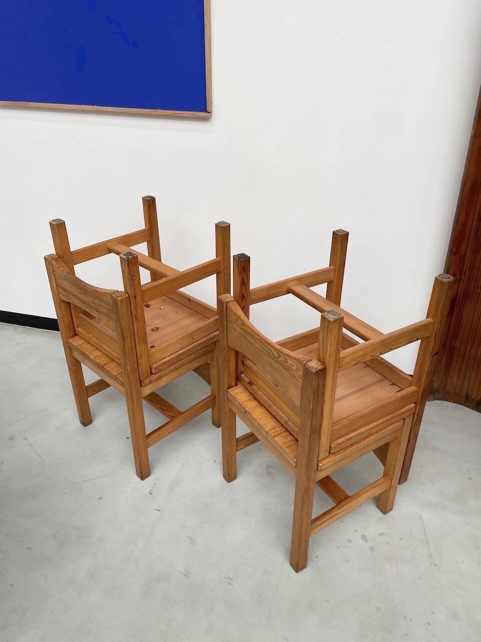 Table pin et chaises « hongisto » Ilmari Tapiovaara
