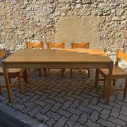Hongisto table and 5 chairs – Ilmari Tapiovaara, 1970s