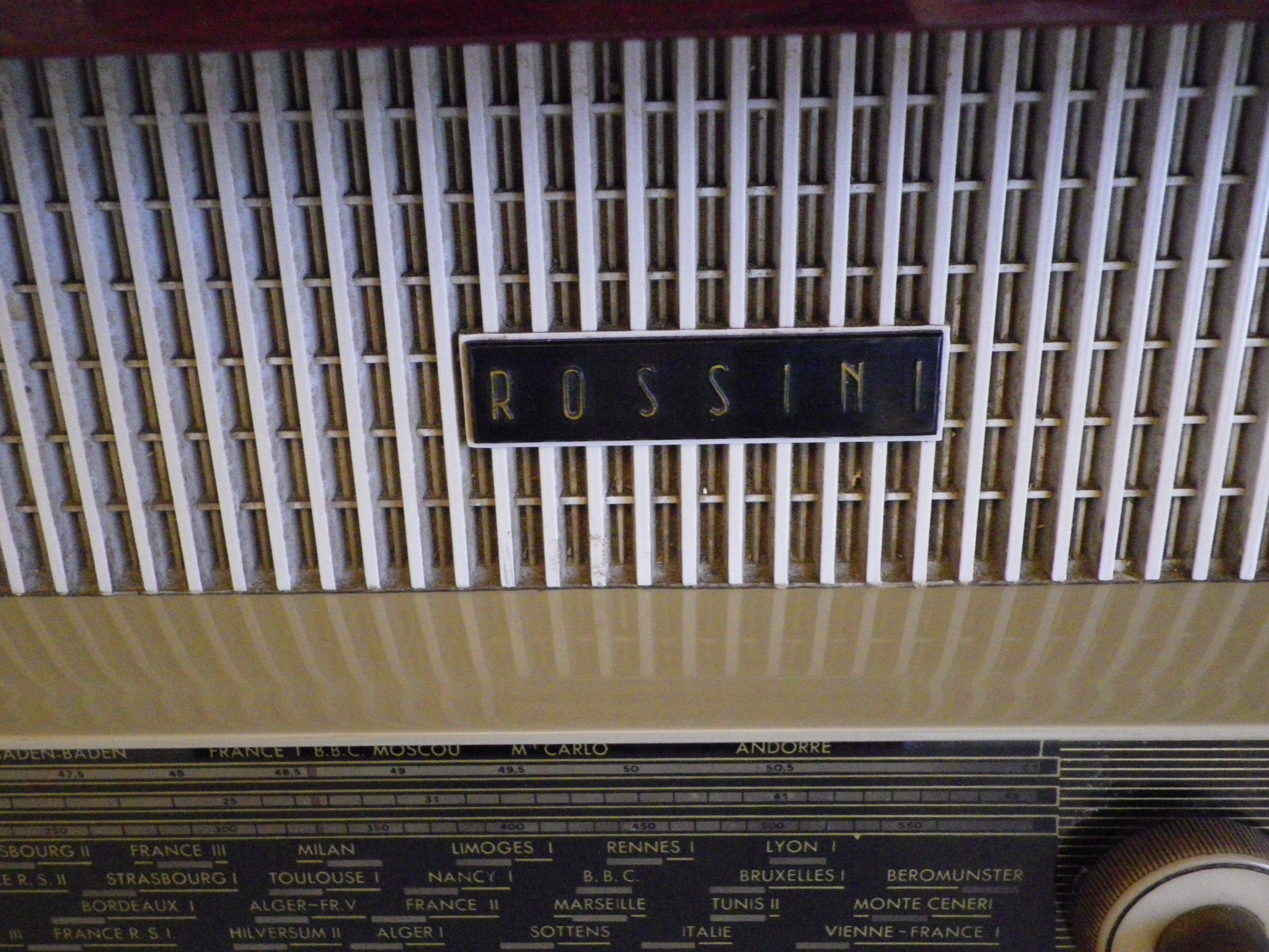 Decorative radio - Ribet Desjardins Rossini model - 1960