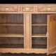 Sumptuous solid oak sideboard, 18th century provincial work