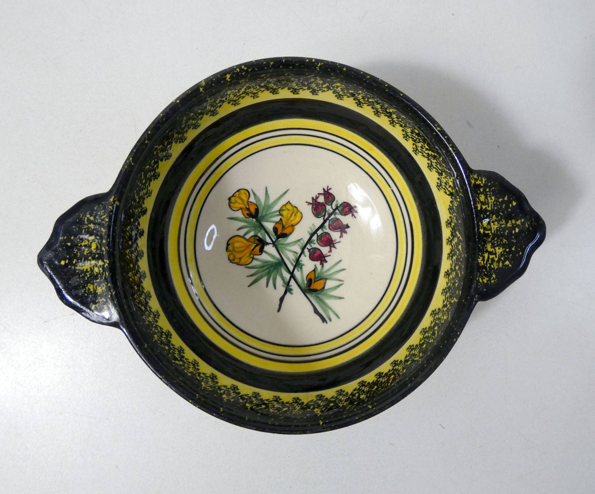 Henriot Quimper botanical bowl