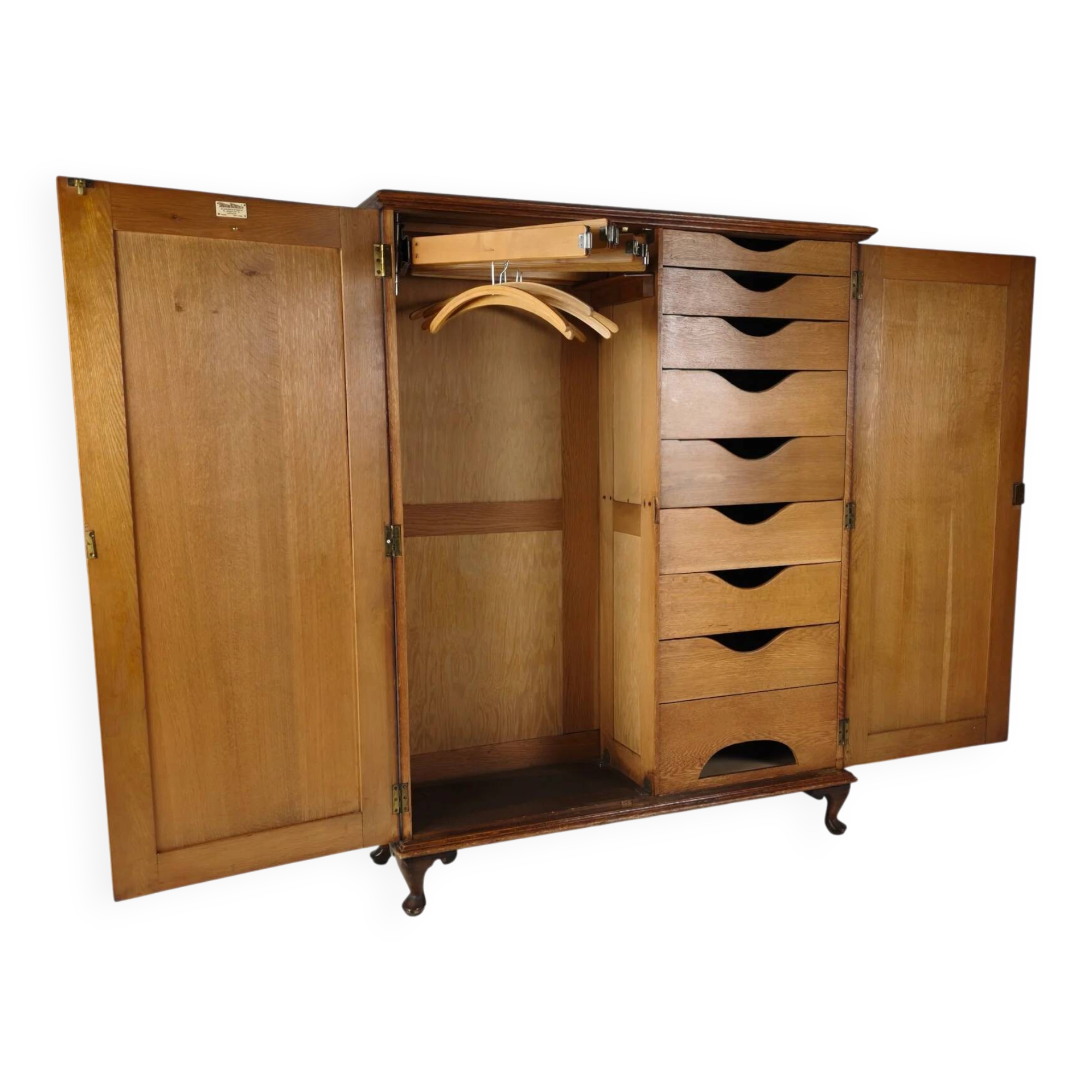 Early 20th century art deco wardrobe by Innovation Ingenuities Ltd