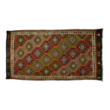 Anatolian handmade kilim rug 386 cm x 199 cm