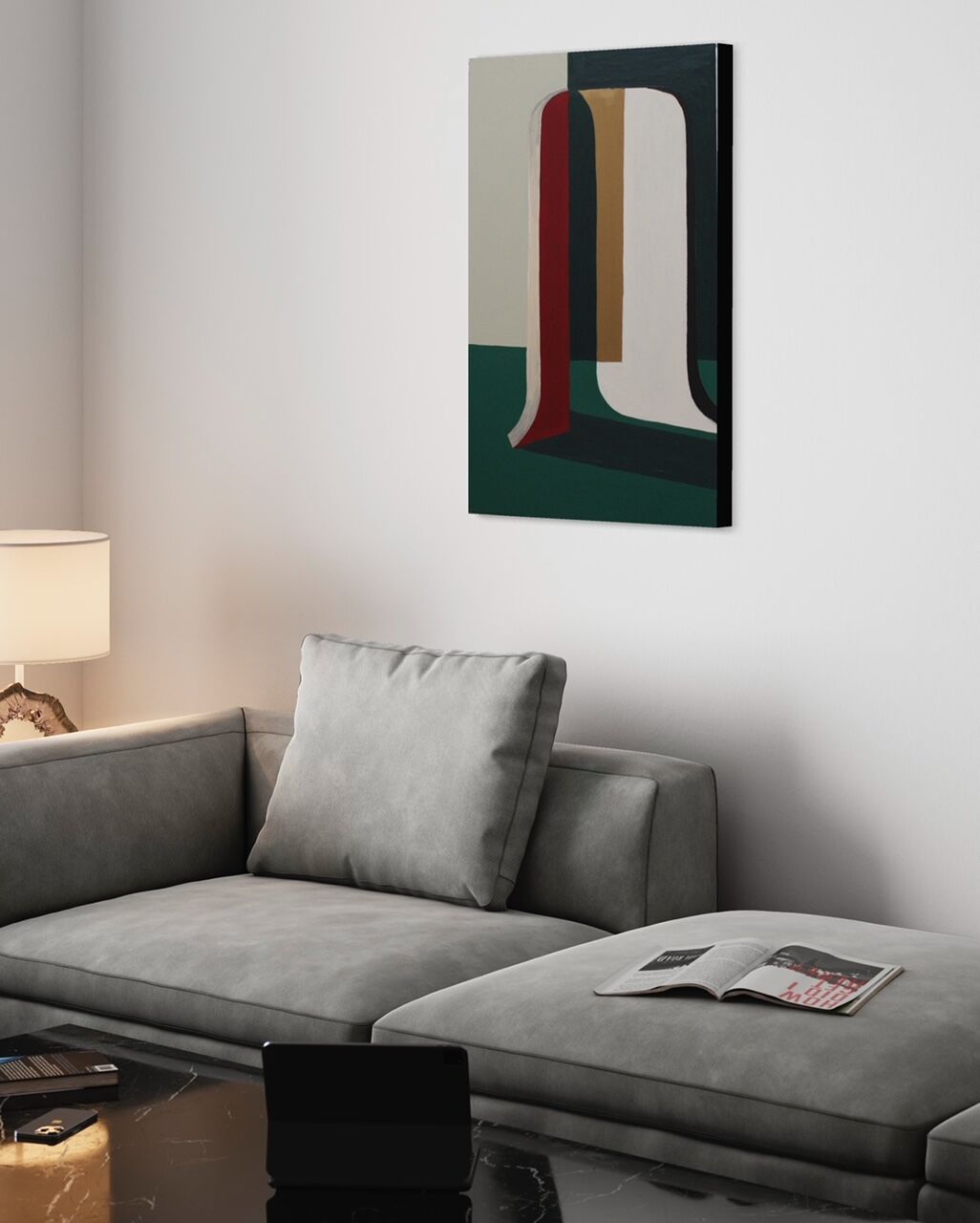 Contemporary art signed "perspective"