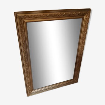 Miroir doré classique - 102x74cm