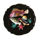 Ceramic dish trompe l'oeil