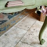Olive green patinated table
