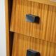 Vintage wood and metal chest of drawers, 1960