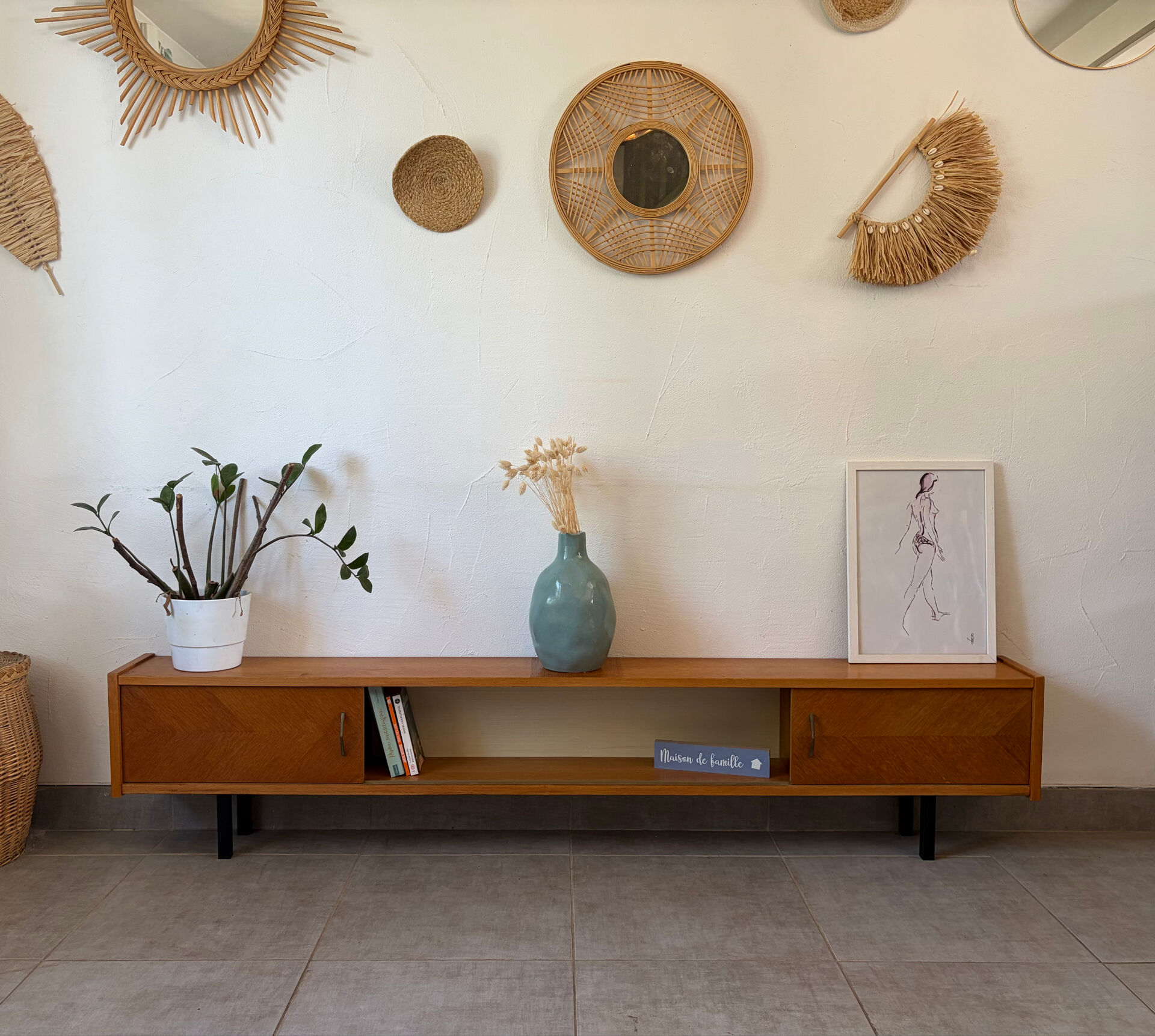 Enfilade basse vintage ( peu profonde )