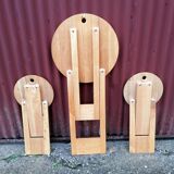 Suzy folding table and stool set by Adrian Reed.