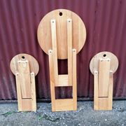 Lot table and folding stools Suzy by Adrian Reed.