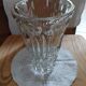 Antique pressed molded glass vase