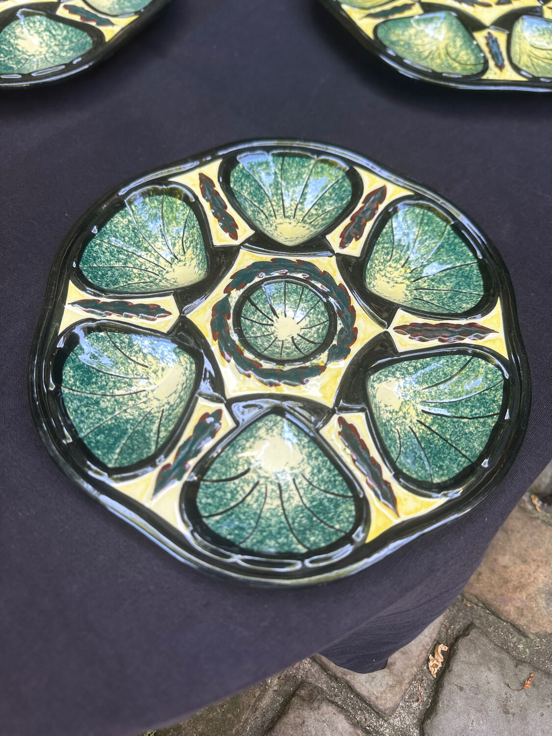 6 oyster plates