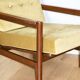 Fauteuil Vintage en Velours Olive, Années 70