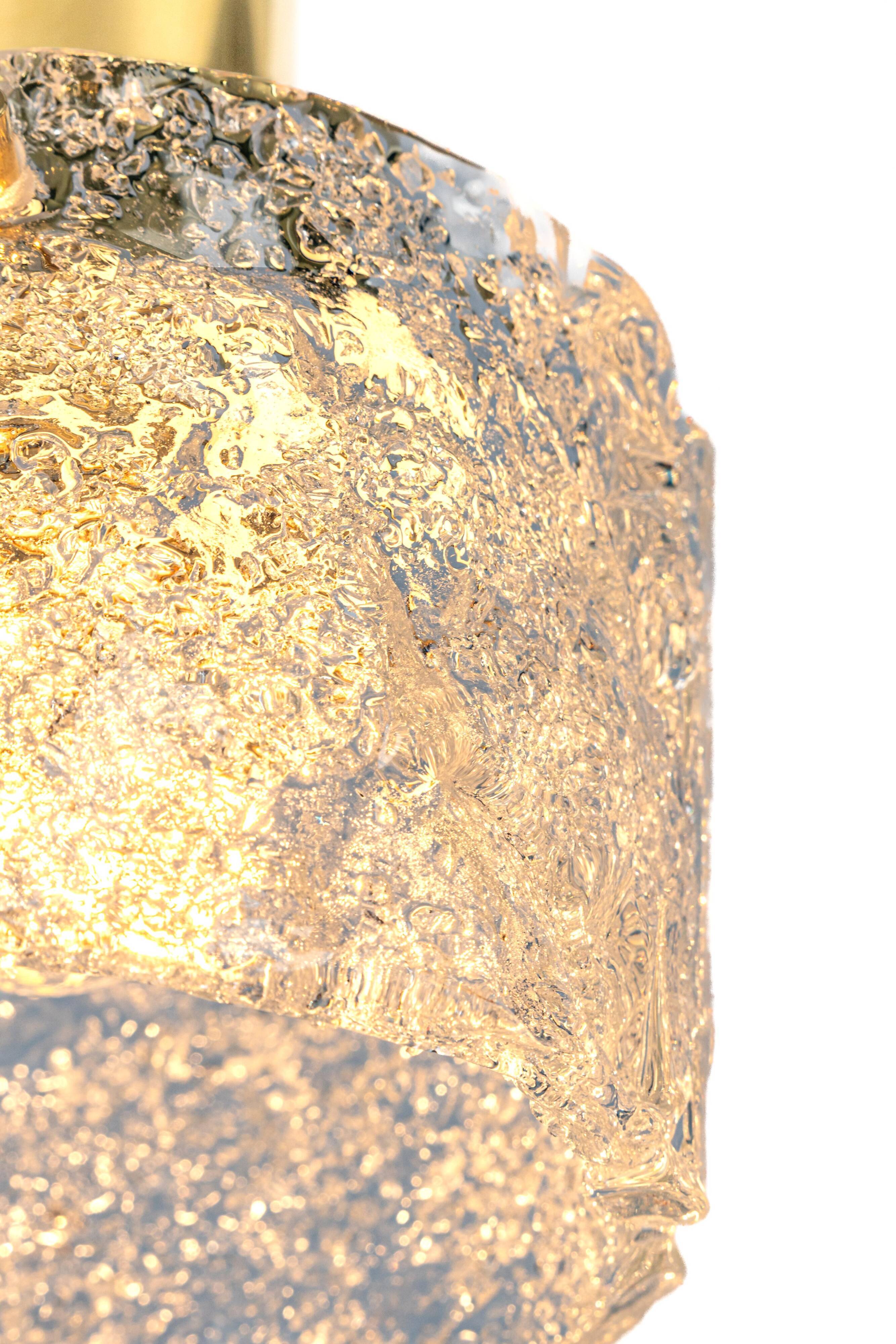 Small Murano pendant by Hillebrand, 1960s