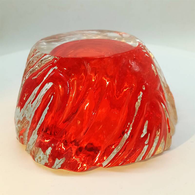 1960s Big Geode - Ashtray or Catch-all in Murano Glass.