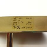 Pair of wall lamps spotlights gold metal Eglo