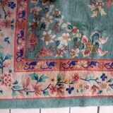 Handmade antique Art Deco Chinese rug 216cm x 295cm, 1920s