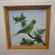Cadre 2 aquarelles oiseaux " S du Paty de Clam"