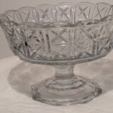 Cut glass bowl, crystal cut type