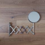 Vintage accordion mirror
