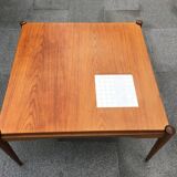 Scandinavian coffee table teak and tiling 60s
