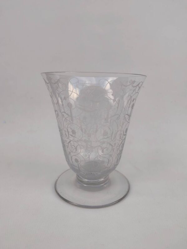 Vase en cristal de baccarat, modèle Michelangelo. Vers 1920.