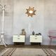 Paire de chevet table de nuit vintage