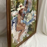 Oil painting on canvas, dimensions: height - 69 cm - width - 82 cm