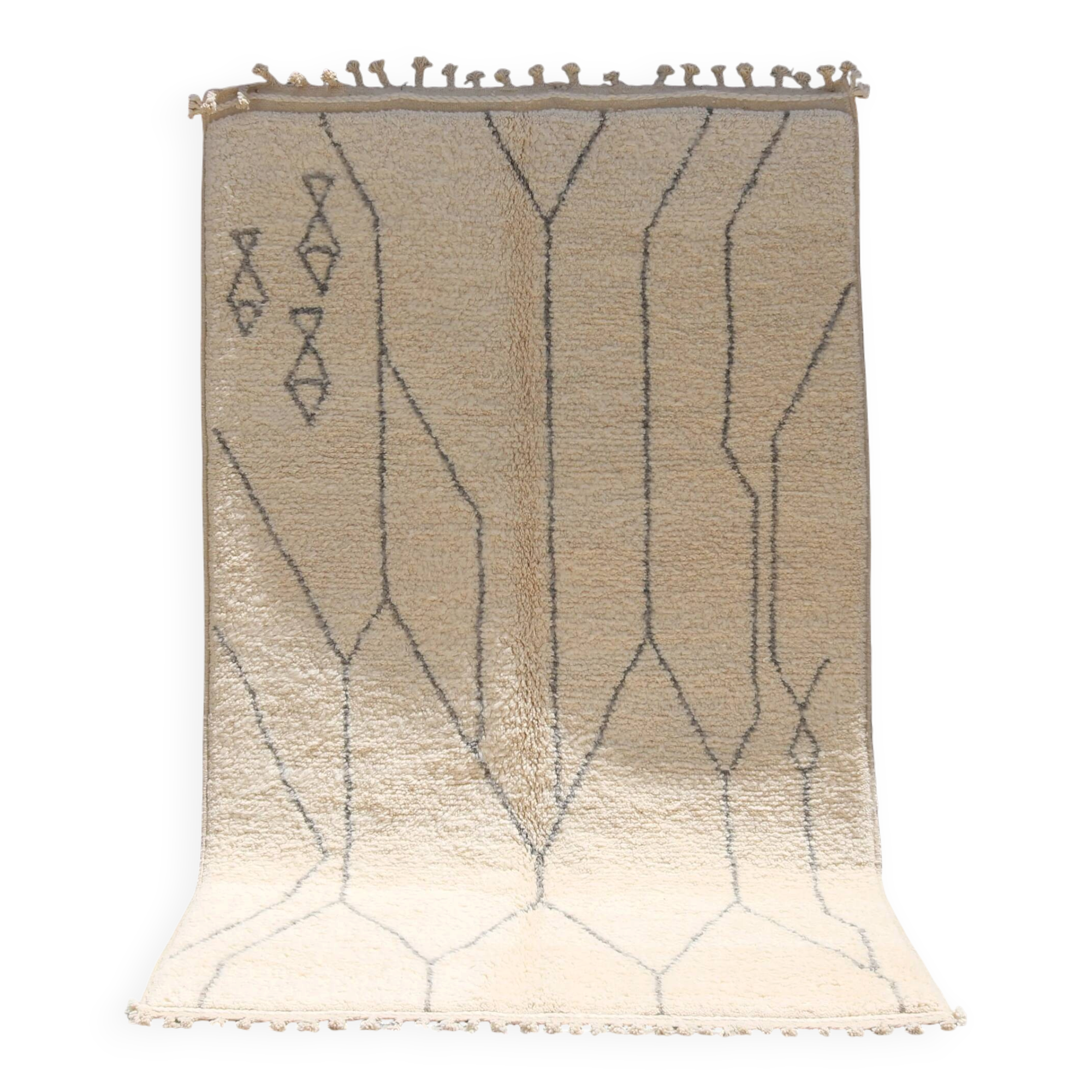 Tapis Beni Ouarain, 250 x 150 cm - AZ838