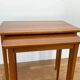 Set of two wood side/nesting tables - Germany, 1970s