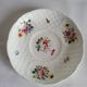 Antique Cup and Saucer in Porcelain with Hand-Painted Floral Decoration