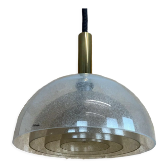 60s 70s carlo nason for mazzega puegoso glass chandelier lamp design 1960s
