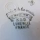 4 K and G Luneville soup plates, Rose Mai model 2106204