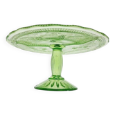 Cake bowl on stand from Ząbkowice Glassworks, 1970s
