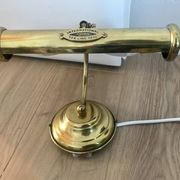 Magnificent antique wall lamp of Notary/Banker/Articulated Piano in brass.