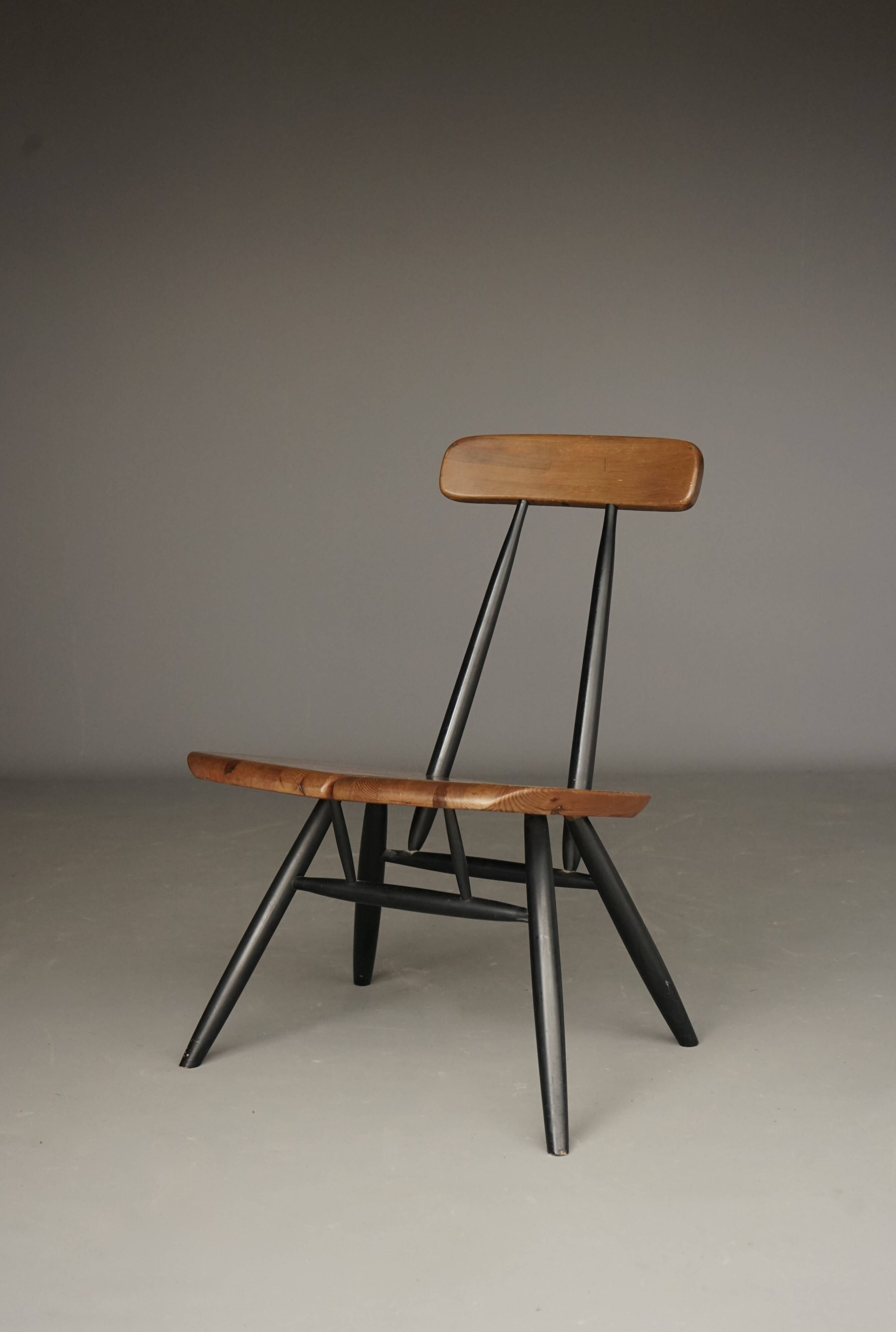 Chaises longues Pirkka par Ilmari Tapiovaara pour Laukaan Puu. Lot de 2