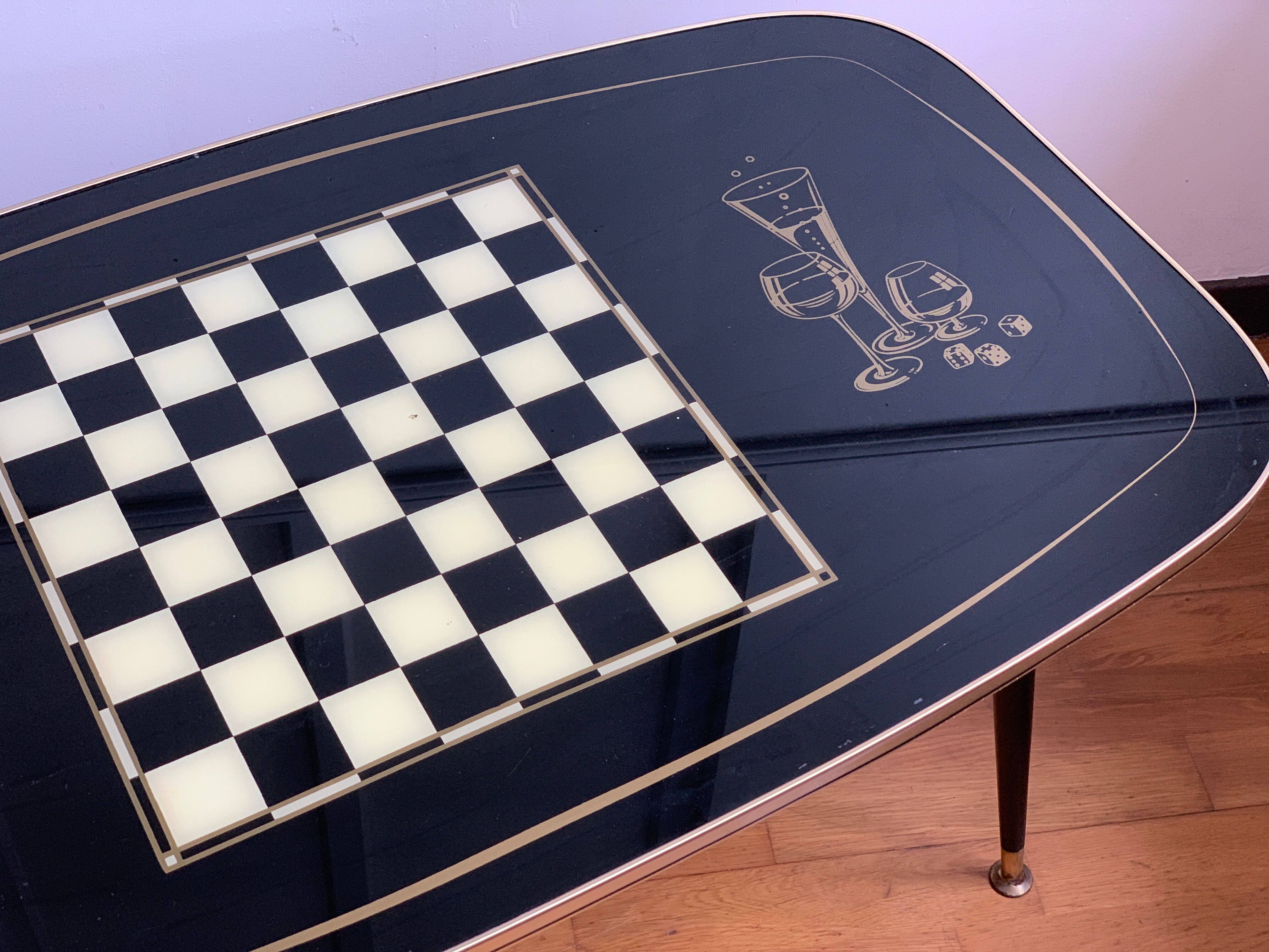 Vintage cocktail coffee table