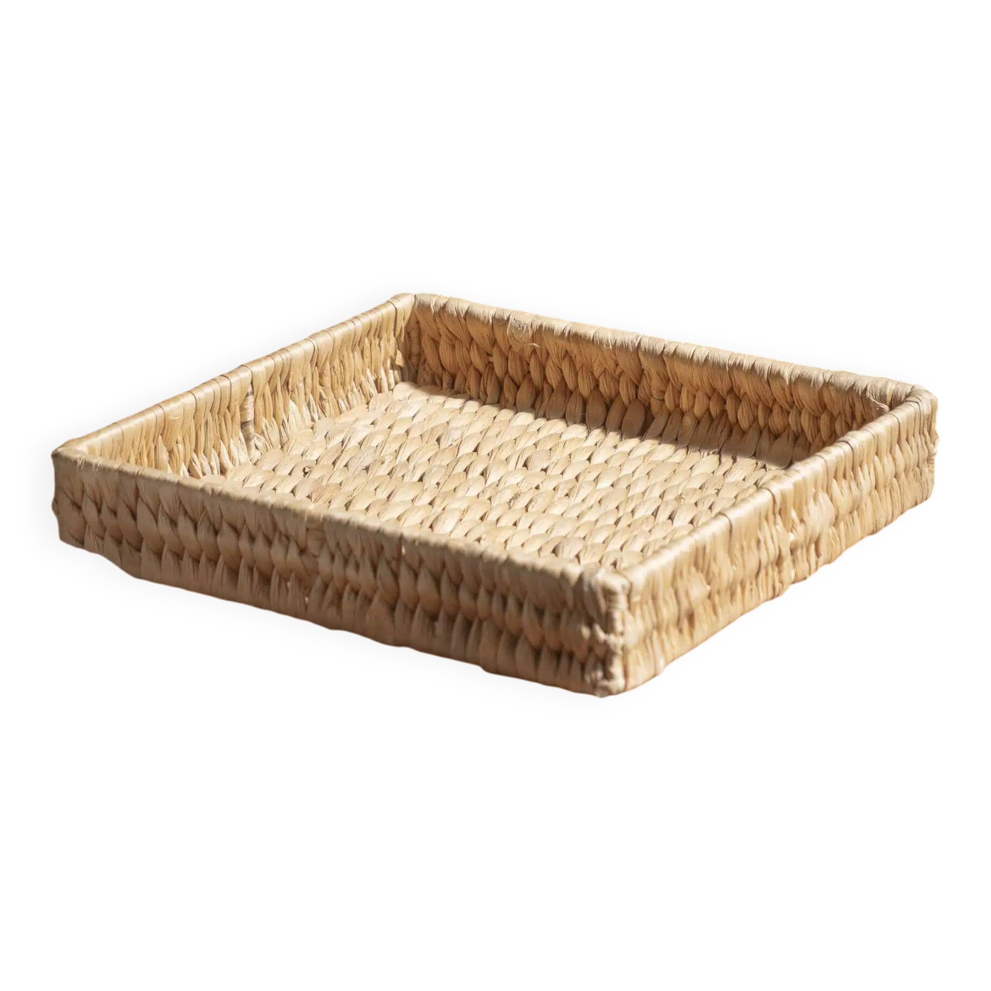 Flat rectangular basket "Corinne"