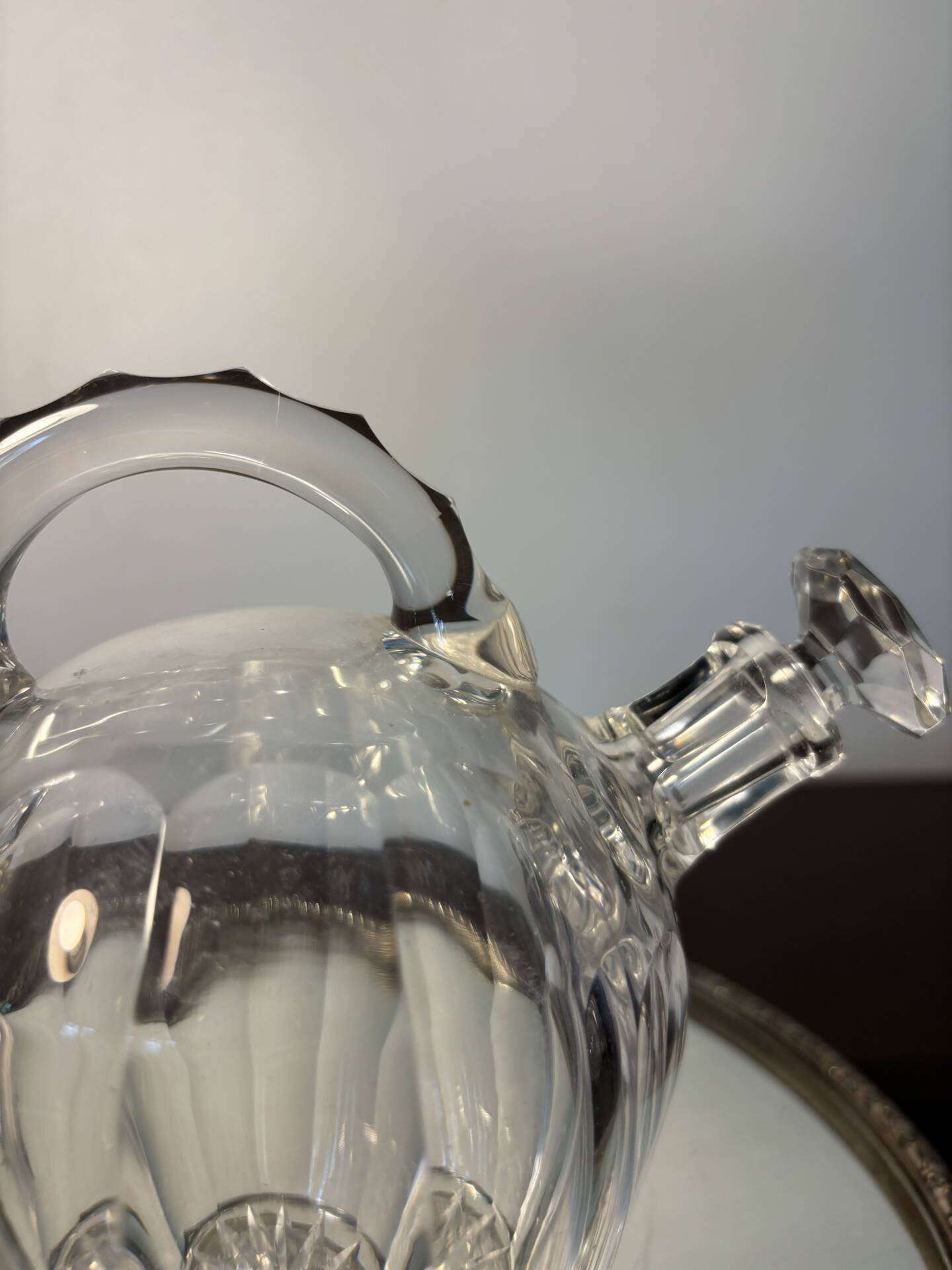 Carafe en cristal Saint Louis début 20eme