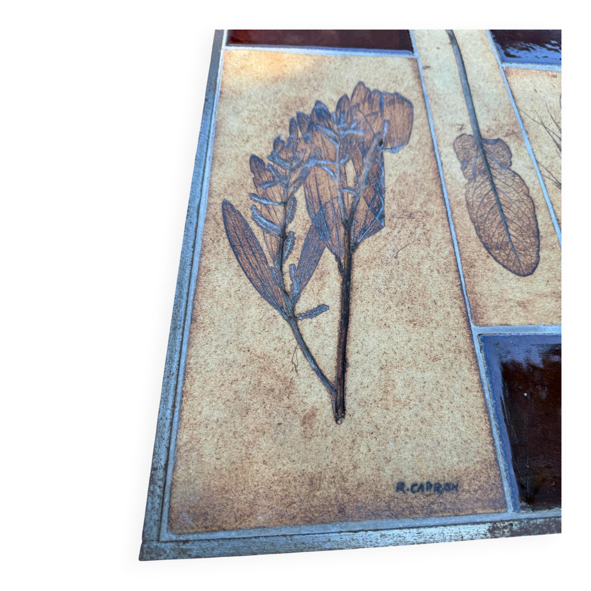 Table basse Roger Capron série « les Herbiers »