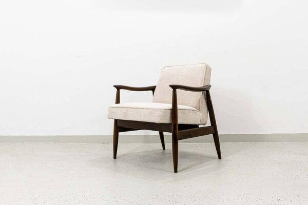 Fauteuil des années 50 GFM-87 par Juliusz Kędziorek, GFM, Pologne,