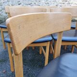 Set table and 6 chairs borge mogensen 1960