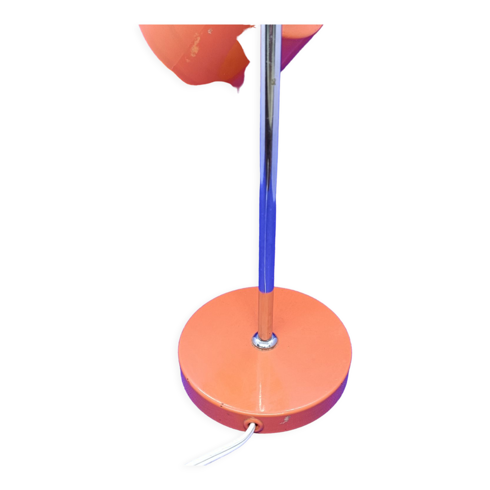 Lamp 60/70 orange, chrome