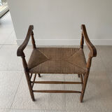 Straw bench