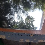 Scandinavian teak mirror 60s