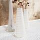 Commode vintage en rotin blanc